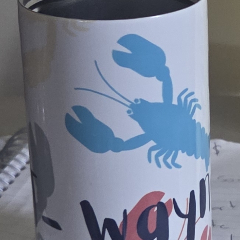 Blue Lobster Design Tumbler